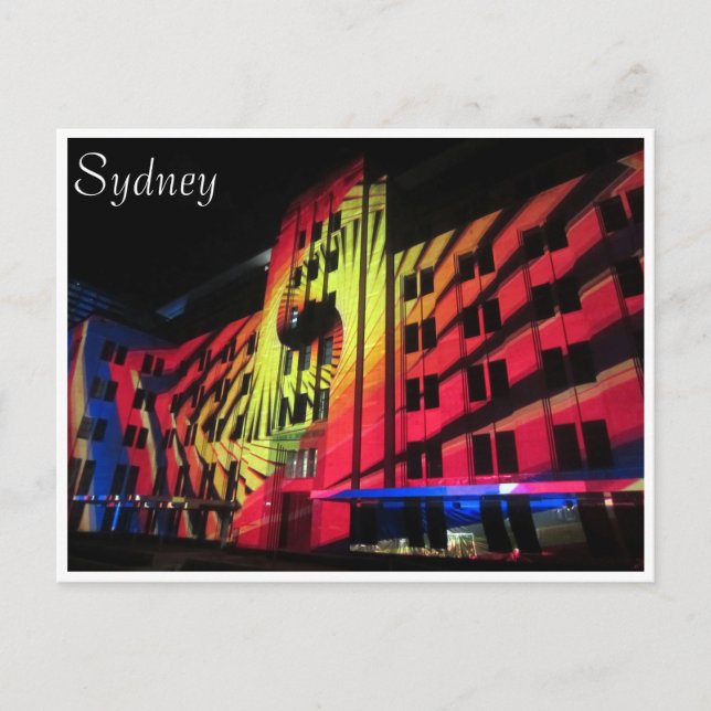 vivid sydney bright mca postcard (Front)