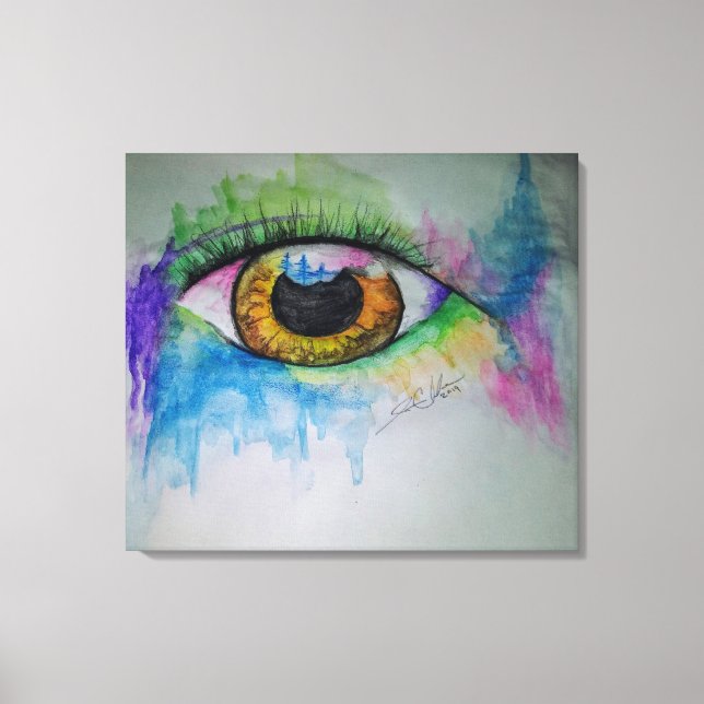 Vivid Thoughts Canvas Print (Front)