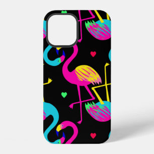 Vivid tropical, exotic hawaiian seamless pattern w iPhone 12 case