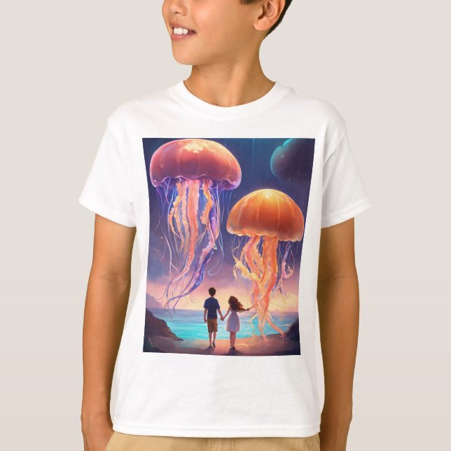 Vivid Visions: A Captivating T-Shirt Design" (Front)