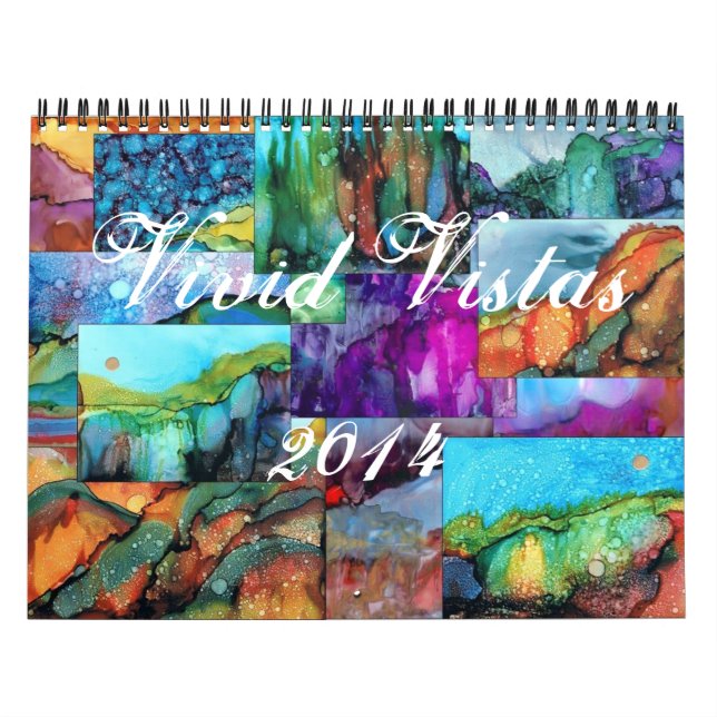 Vivid Vistas 2014 Wall Calendar (Cover)
