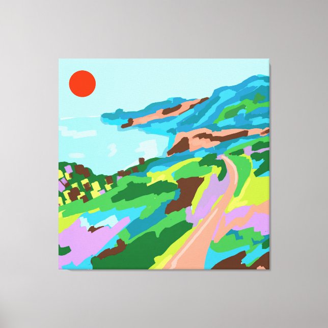 Vivid Vistas Canvas Print (Front)