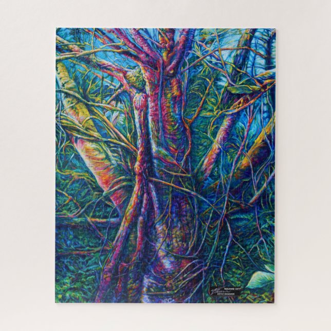 Vivid Wilds Puzzle by Rosanne Coty Artist/Designer (Vertical)