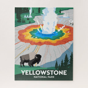 Vivid Yellowstone National Park Jigsaw Puzzle