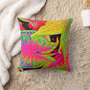 VividLeaf Dreams Pattern Cushion