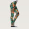 Vividly Regal Pop Fashion Leggings