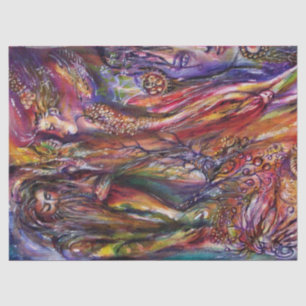 VIVIEN AND MERLIN Pink Purple Blue Fantasy Tissue Paper