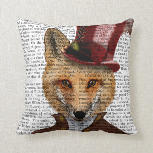 Vivienne Steampunk Fox Cushion