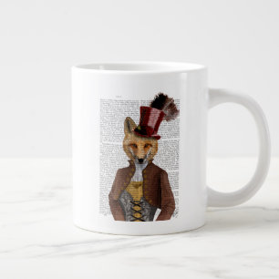 Vivienne Steampunk Fox Large Coffee Mug