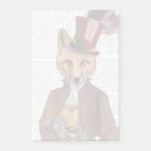 Vivienne Steampunk Fox Post-it Notes