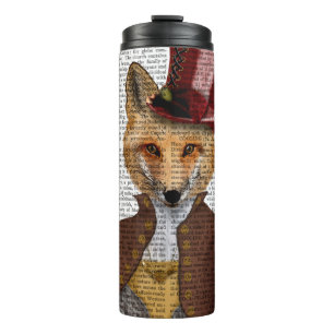 Vivienne Steampunk Fox Thermal Tumbler