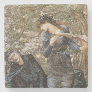 Vivien's Beguiling of Merlin (Edward Burne-Jones) Stone Coaster