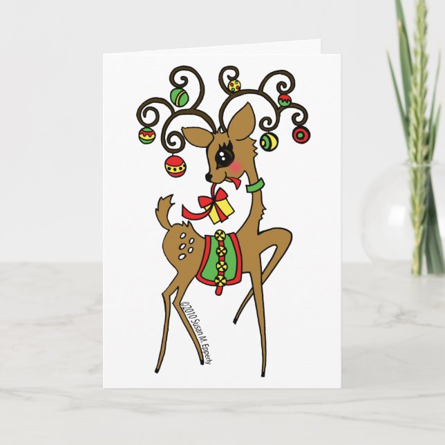 Vixen / Joyeux Noël Holiday Card (Front)