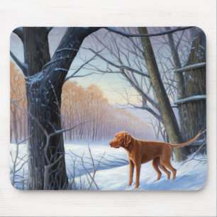 Vizla Let It Snow Christmas Mouse Mat