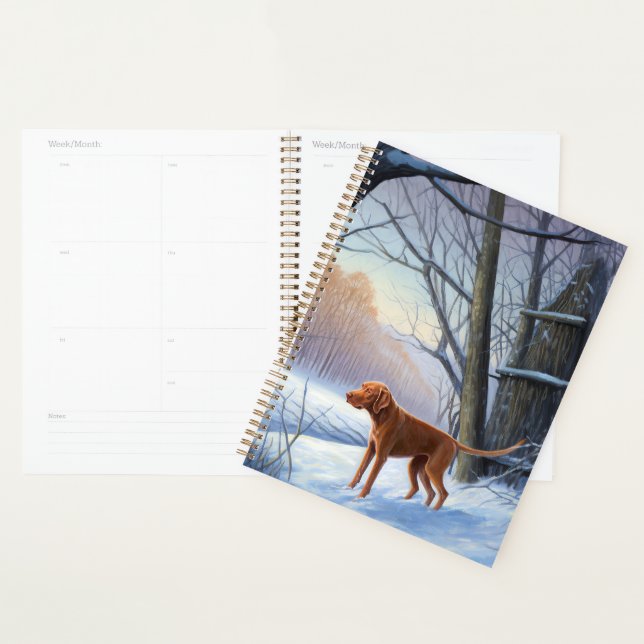 Vizla Let It Snow Christmas  Planner (Display)