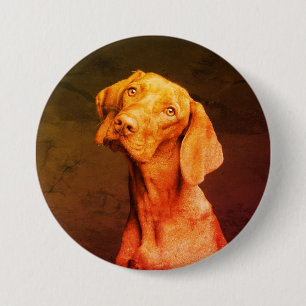 Vizsla 7.5 Cm Round Badge