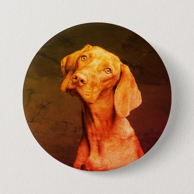 Vizsla 7.5 Cm Round Badge (Front)