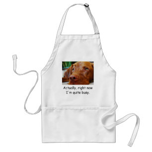 Vizsla - Actually, right now I'm quite b... Standard Apron