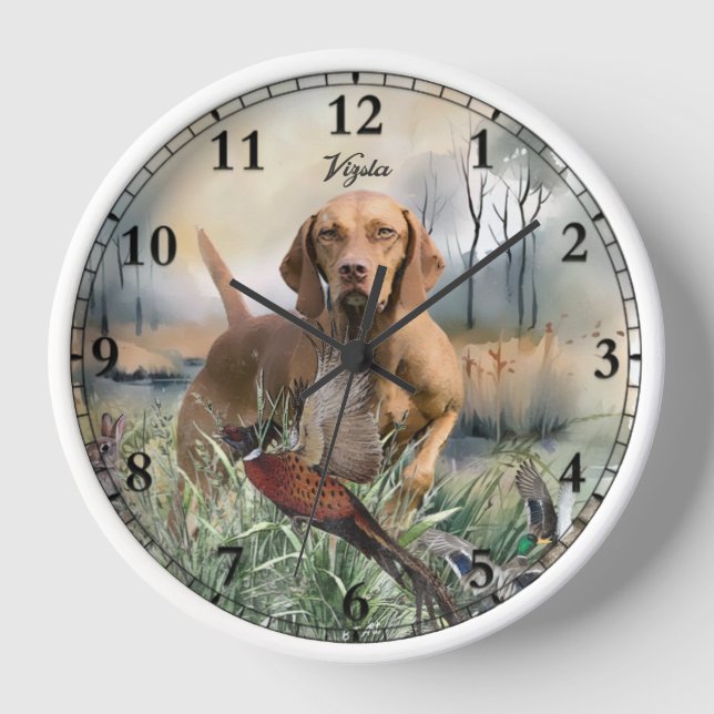 Vizsla  , Art  Clock (Front)