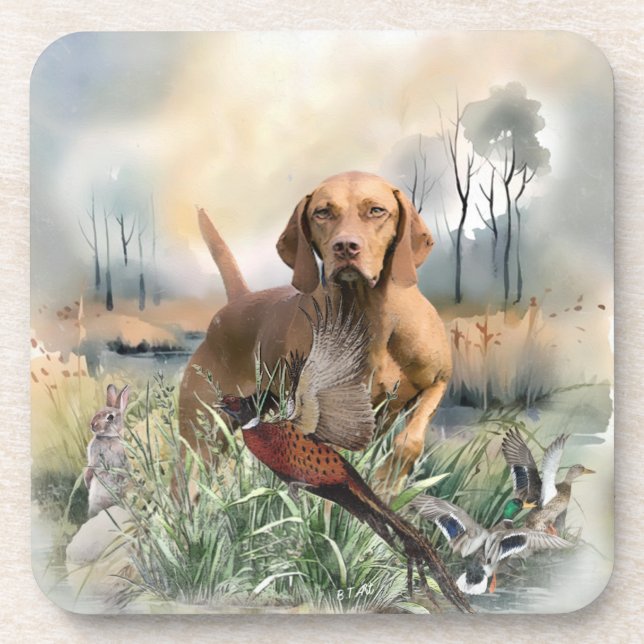 Vizsla  , Art  Coaster (Front)