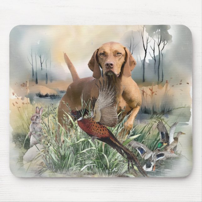 Vizsla  , Art  Mouse Mat (Front)