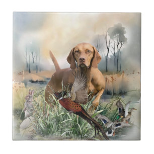 Vizsla , Art Tile