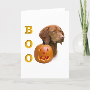 Vizsla Boo Card