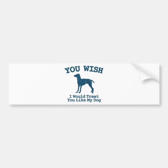 Vizsla Bumper Sticker (Front)