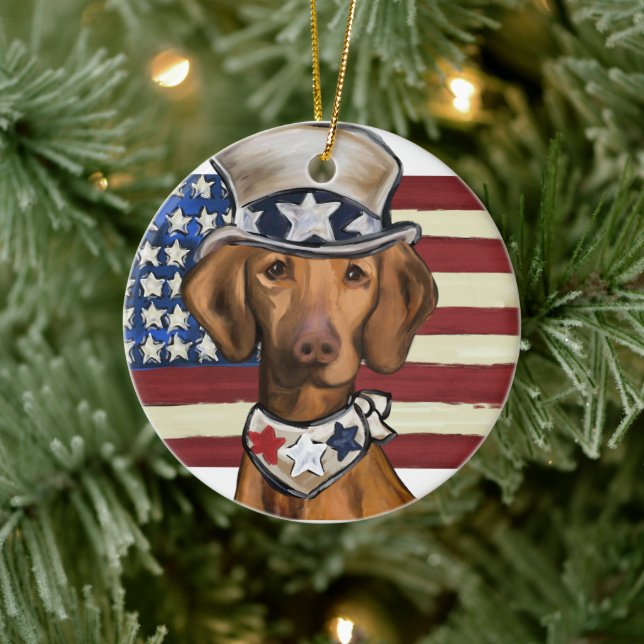 VIZSLA CERAMIC TREE DECORATION (Tree)