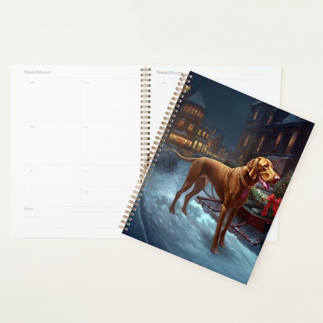 Vizsla Christmas Festive Season  Planner (Display)