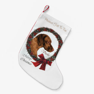 Vizsla Christmas Small Christmas Stocking