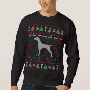 Vizsla Christmas Ugly Sweater Funny Dog Lover Xmas