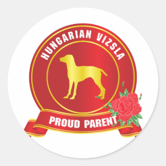 Vizsla Classic Round Sticker