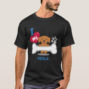 VIZSLA Cute Dog Gift Idea Funny Dogs T-Shirt