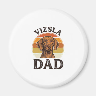 Vizsla Dad Vintage Engraving Dog Design_1 Magnet