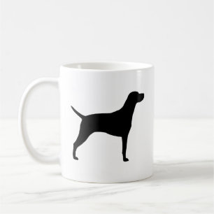 Vizsla Dog Breed Silhouettes Coffee Mug