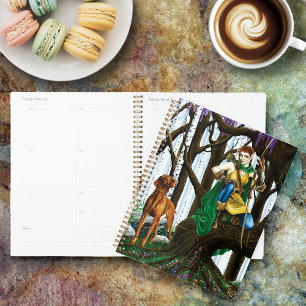 Vizsla Dog Elf Forest Planner