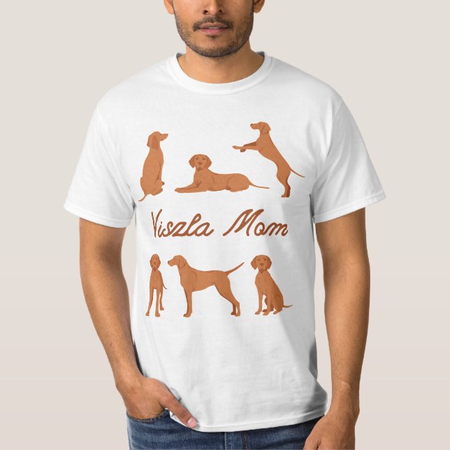 Vizsla Dog Mum Tshirt (Front)