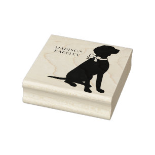 Vizsla Dog Puppy Rubber Stamp