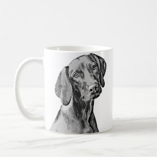 Vizsla Drawing Coffee Mug