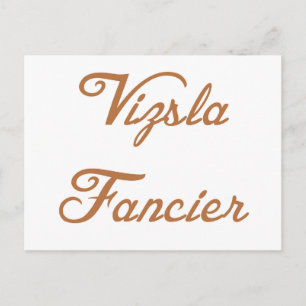 vizsla fancier.png postcard