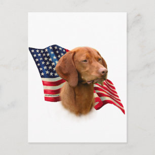 Vizsla Flag Postcard