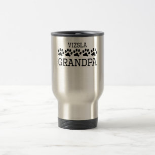 Vizsla Grandpa Travel Mug