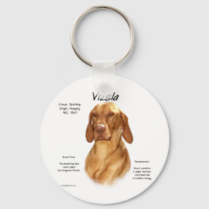 Vizsla History Design Key Ring