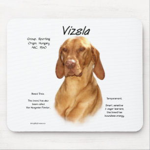 Vizsla History Design Mouse Mat