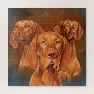 Vizsla  - Hungarian pointer Collage Jigsaw Puzzle