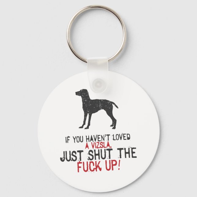 Vizsla Key Ring (Front)
