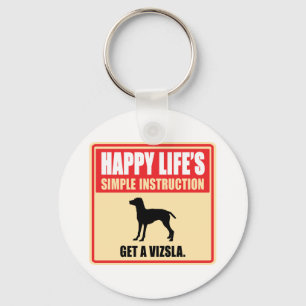 Vizsla Key Ring