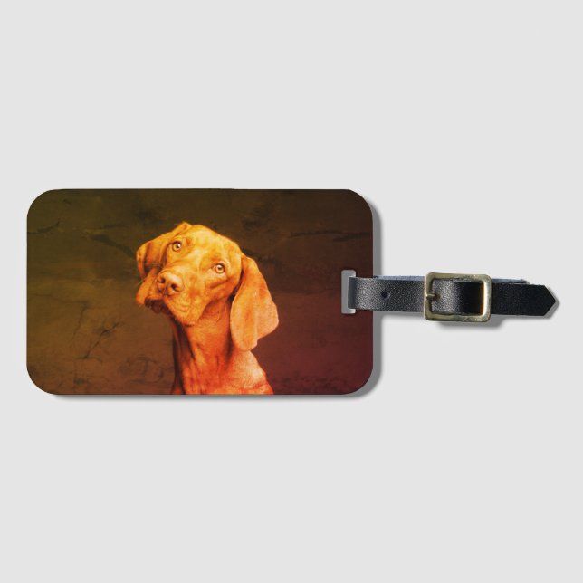 Vizsla Luggage Tag (Front Horizontal)