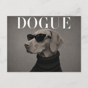 Vizsla Luxury Fashion Editorial Postcard
